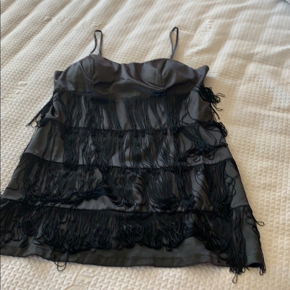 BLack fringe dress